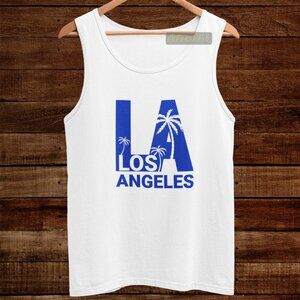 🆕LA Los Angeles White Tank Top